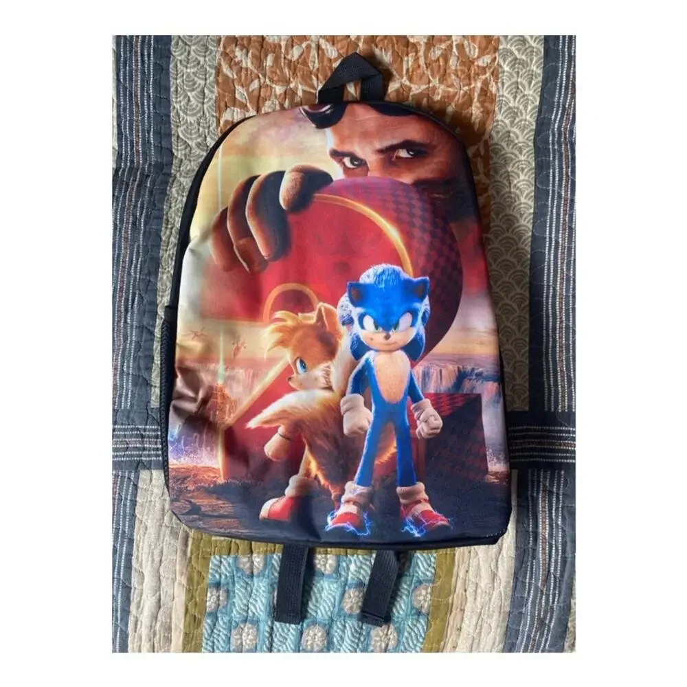Backpack Sonic the Hedgehog Boys Girls Lightweight Backpack
